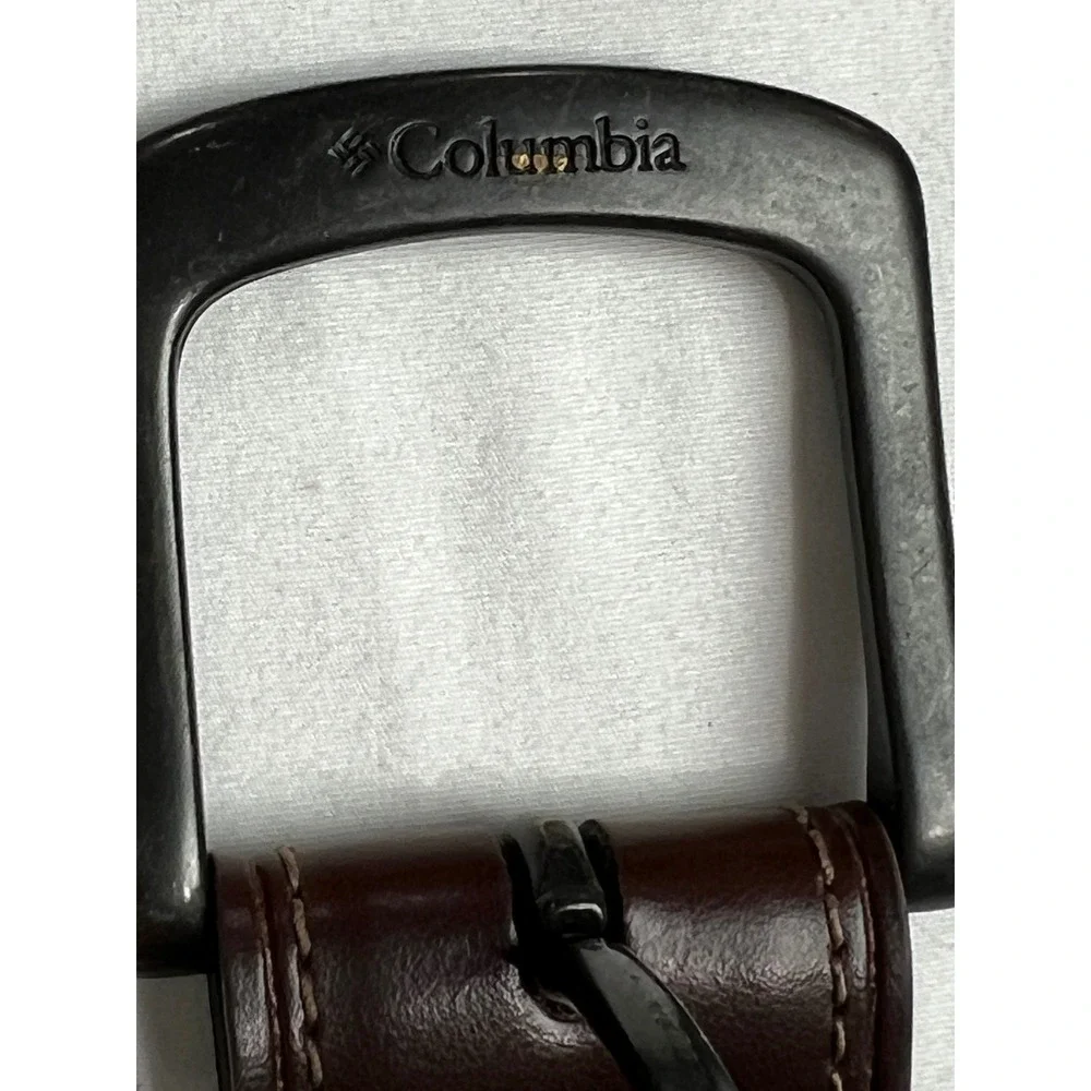Columbia leather belt